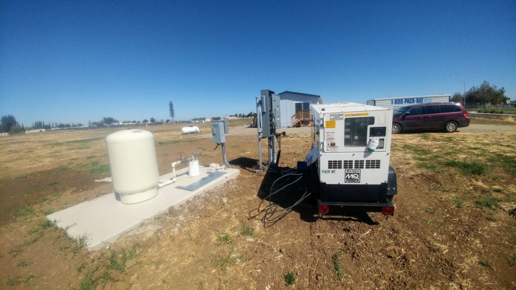 20kw generator hooked up to an elec panel by a well