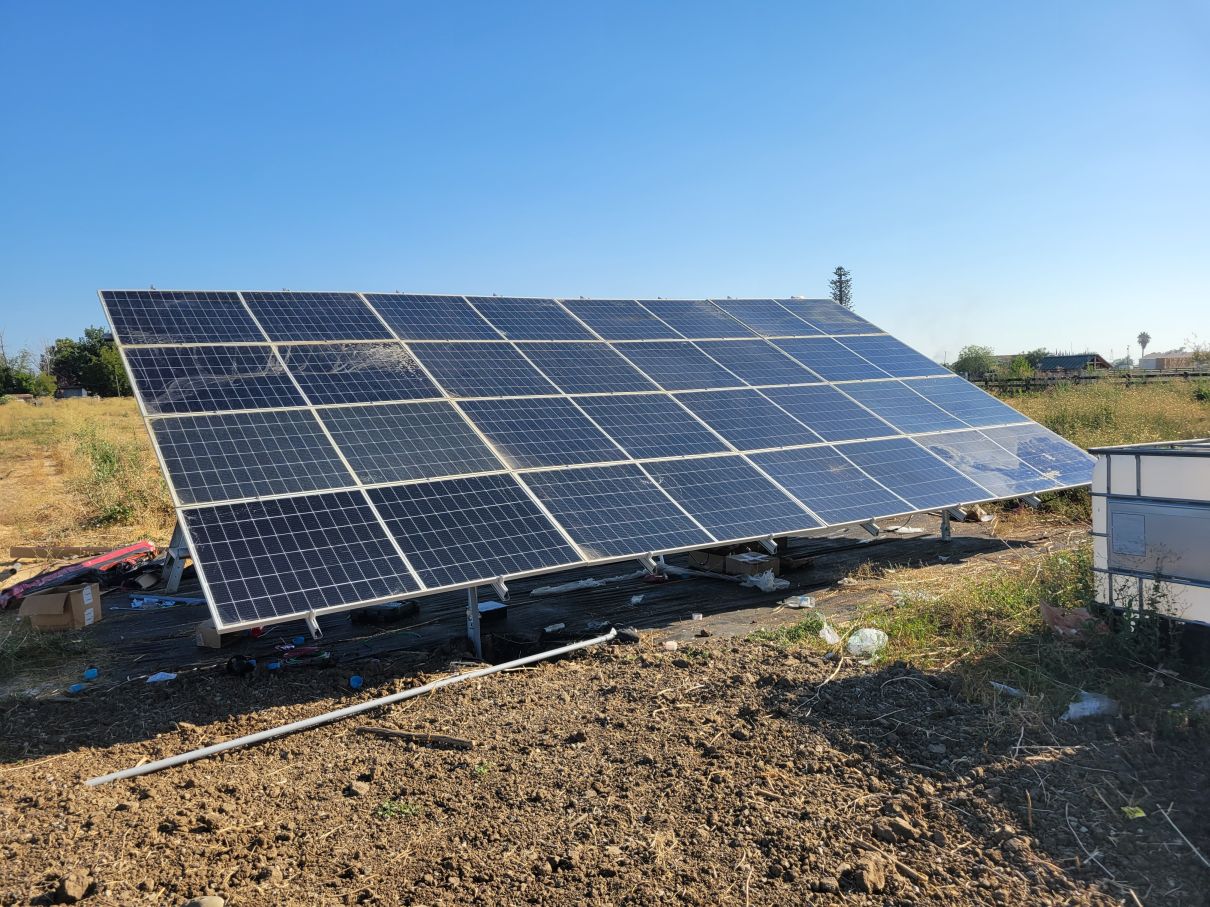 In -ground Solar Completion - Fox Agriculture and Technology